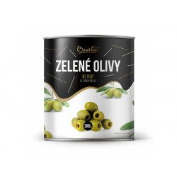 Zelené olivy bez pecky 3000g Bassta